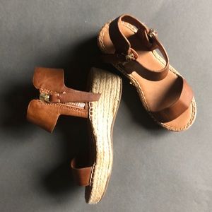 Dolce Vita Espadrille Wedges w/ Brown straps